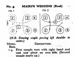 Mairi's Wedding: mit linken Schultern